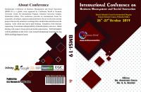 International Conference on Business Management and Social Innovation, OUCIP Osmania University Campus, Hyderabad (26th -27th October 2019)