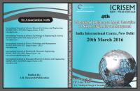 India International Centre, New Delhi (20th March 2016)