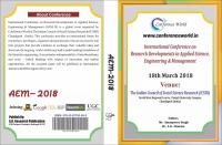 AEM- 2018 , ICSSR Chandigarh (18th March 2018)