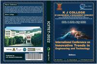 ICIET-2022, K J College of Engineering & Management Research, Pune (28th & 29th July 2022)