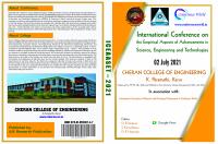 ICEAASET â€“ 2021, Cheran College of Engineering, Karur (02 July 2021)