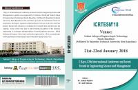 Vedant College of Engineering and Technology, Kota (ICRTESM-13) (21st Jan 2018) 