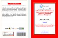 2nd International Conference on Latest Advancements & Future Trends in Engineering, Science & Management , OUCIP Osmania University Campus, Hyderabad (14th July 2019)