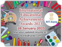 International Educational Achievements Awards-2023 Suryadatta Institute of Management Pune (28th-January-2023)