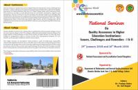 National Seminar On Quality Assurance-II_Sehore MP_10 March 2018