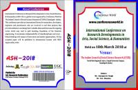 ASH-2018 , ICSSR Chandigarh, (18th March 2018)