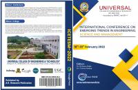 ICETESM-2022, Universal College of Engineering & Technology,Guntur (Dist), AP (18-19 February 2022)