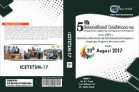 (ICETETSM-17) IETE, Banglore, India, 20th August 2017 