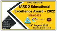 IARDO Educational Excellence Award.CHERAN COLLEGE OF ENGINEERING, Karur (13th-August-2022)