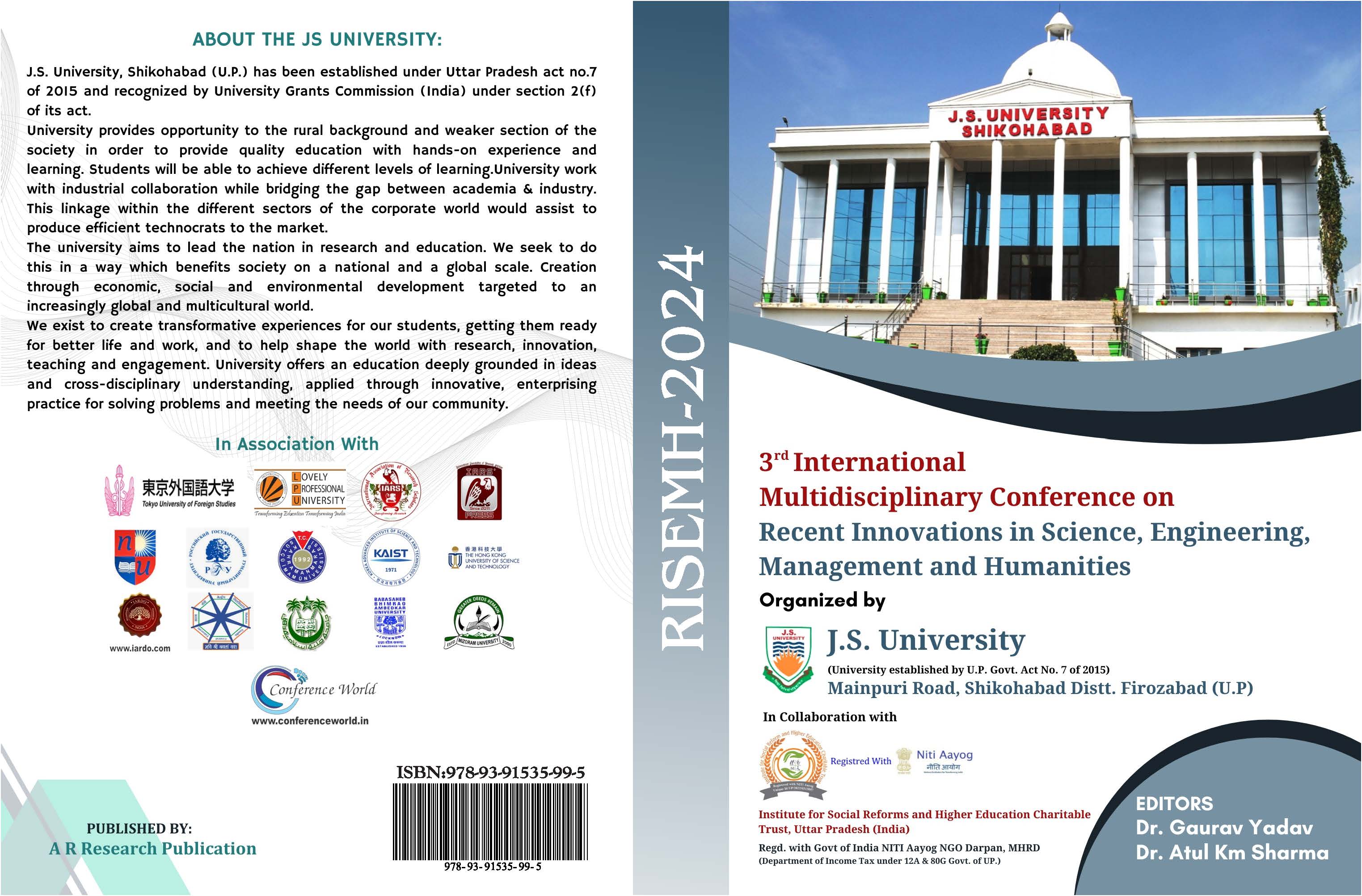 (RISEMH -2024) JS University, Mainpuri Road, Shikohabad Distt. Firozabad (U.P), 25 October 2025