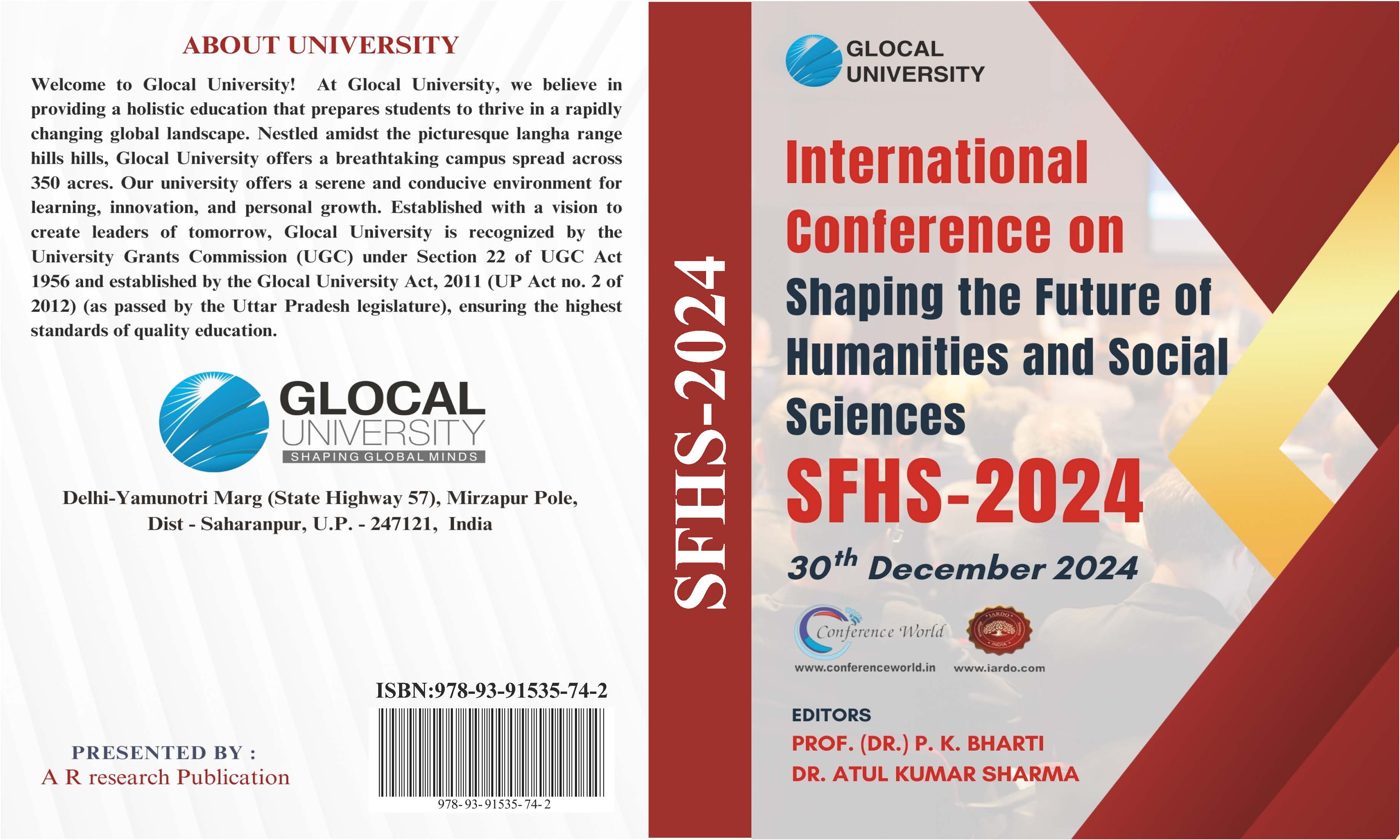 (SFHS-2024) Glocal University,Delhi-Yamunotri Marg (State Highway 57), Mirzapur Pole, Dist - Saharanpur, (U.P.), 30 December 2024
