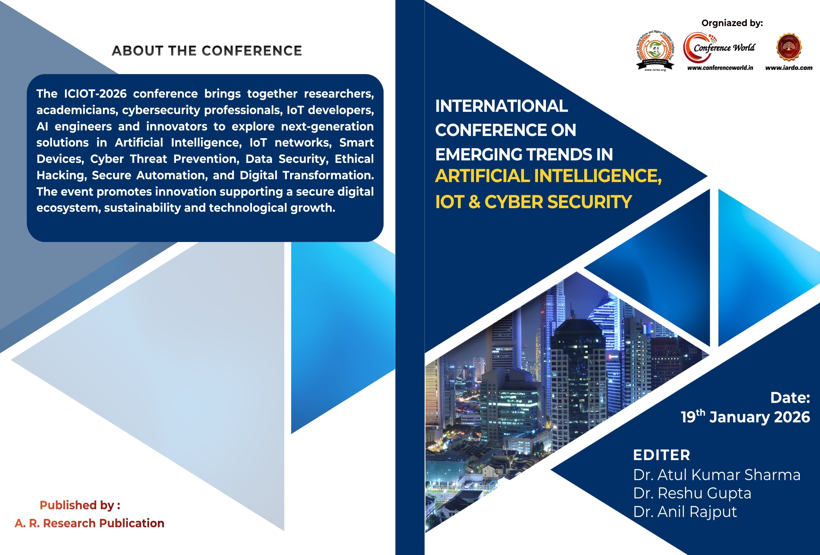International Conference on Emerging Trends in Artificial Intelligence, IoT & Cyber Security 