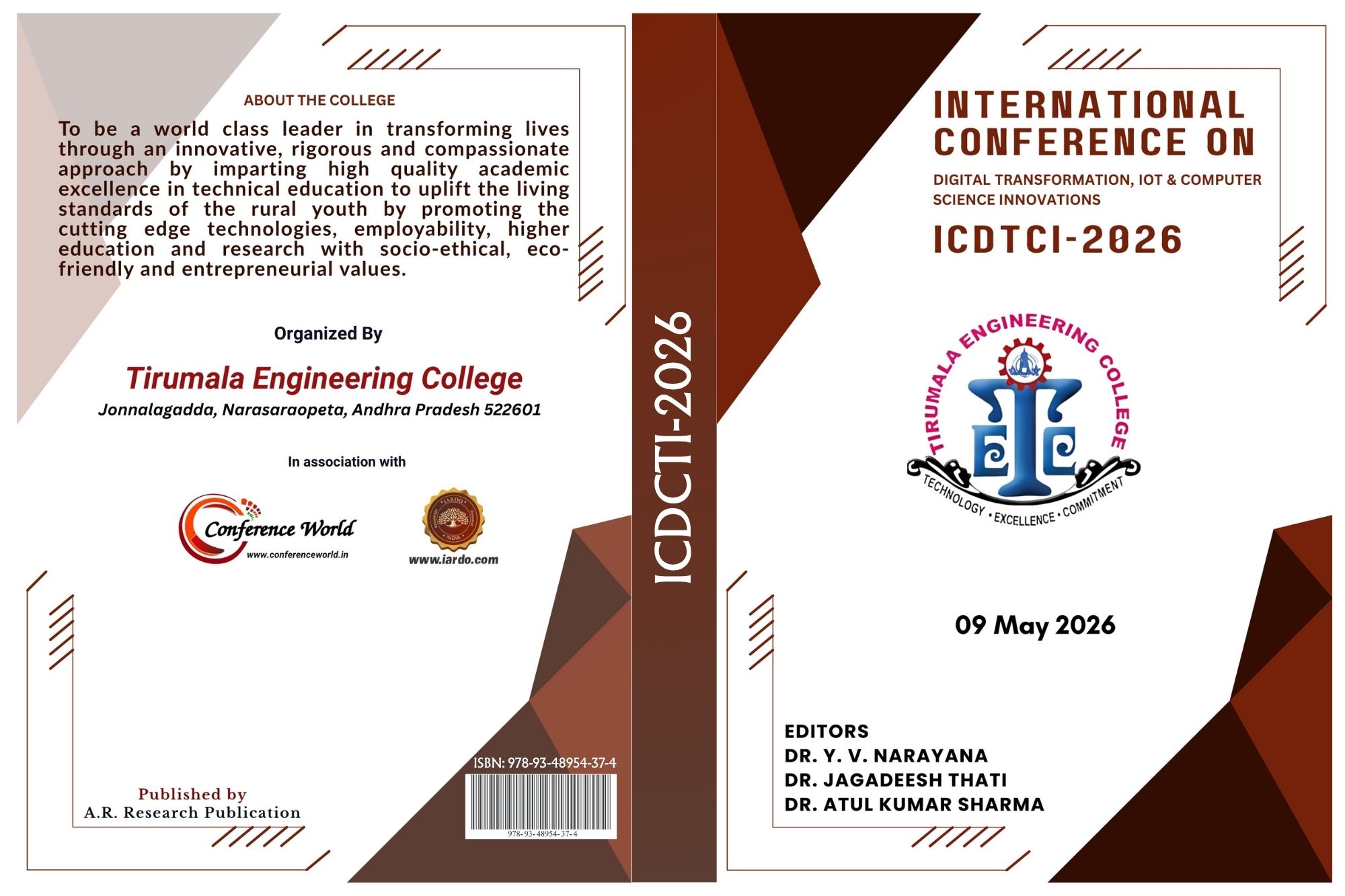International Conference on  Digital Transformation, IoT & Computer Science Innovations (ICDTCI-2026)