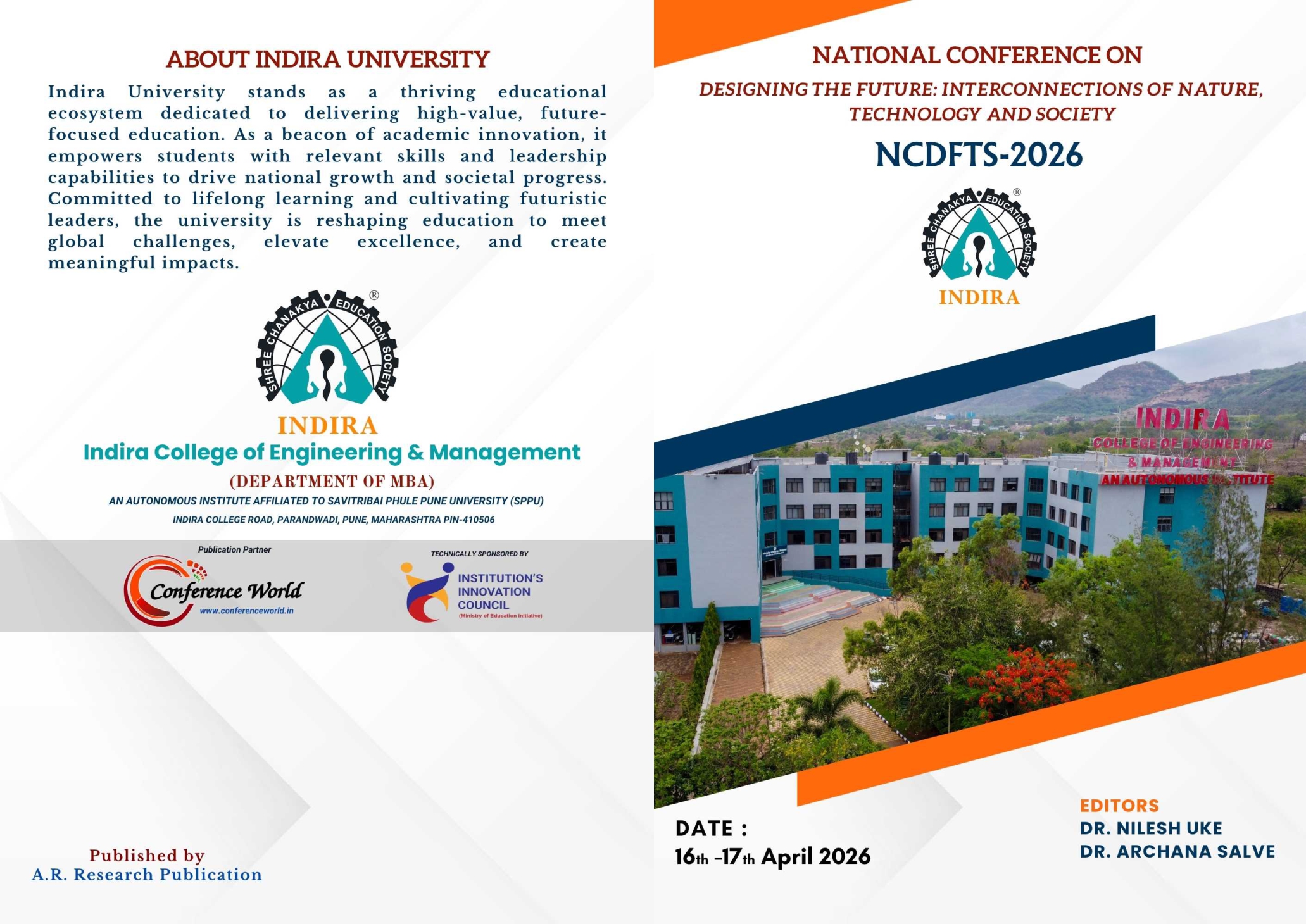 National Conference on  Designing the Future: Interconnections of Nature, Technology and Society_(NCDFTS-2026) 