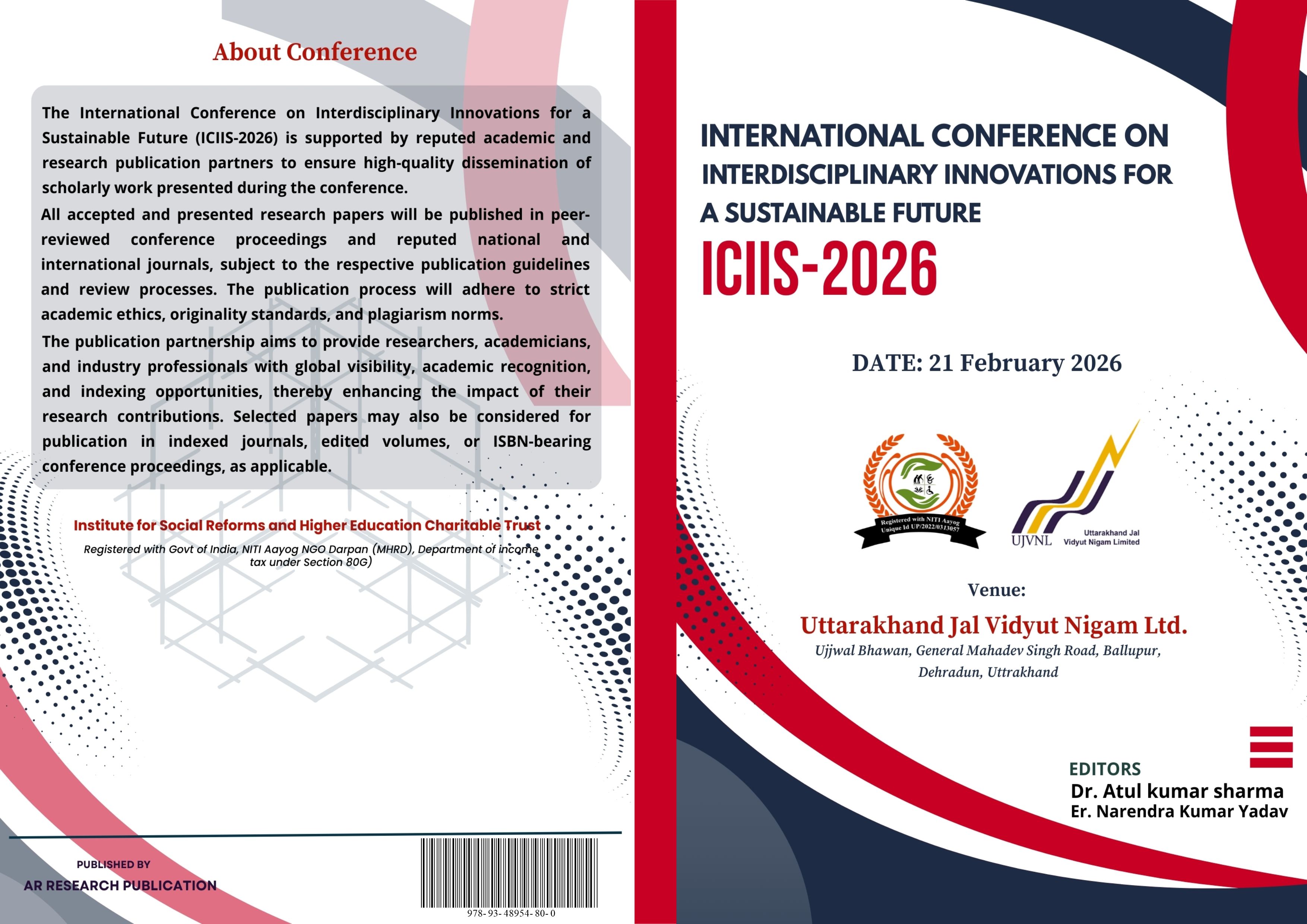 International Conference on Interdisciplinary Innovations for a Sustainable Future ICIIFS-2026