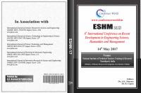 (6th ESHM-17) NITTTR, Chandigarh,(14th May 2017)