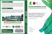MESH -2022,Builders Engineering College,Kangayam Taluk, Tirupur District,Tamil Nadu (27th  December 2021)